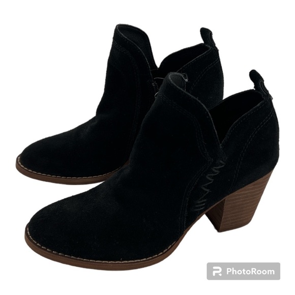 Sam Edelman Shoes Sam Edelman Mathia Black Suede Bootie size 6 - Picture 12 of 13